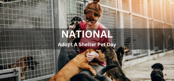 National Adopt A Shelter Pet Day [नेशनल एडॉप्ट ए शेल्टर पेट डे]